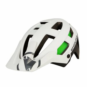 SIngleTrack MIPS® Helm: Weiß - M-L